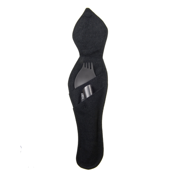 Etui georgette tissu anthracite