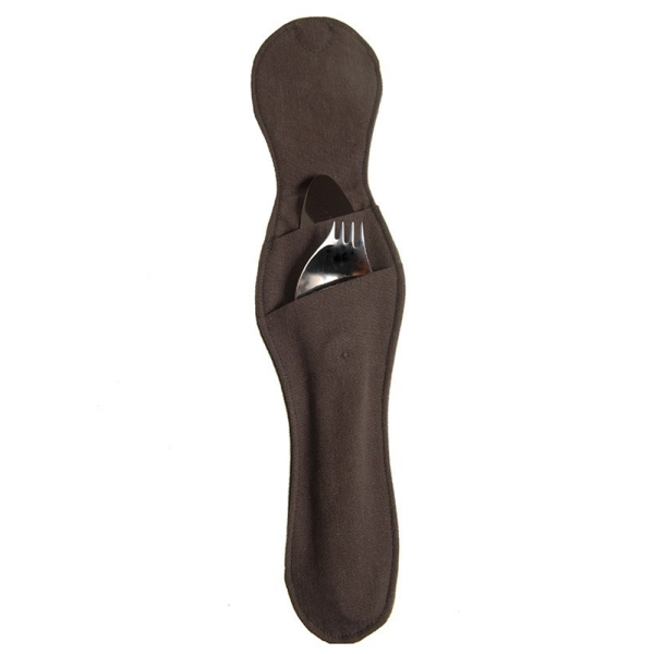 Etui georgette tissu sable